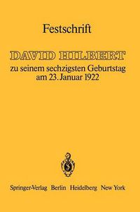 Cover image for Festschrift: Zu Seinem Sechzigsten Geburtstag am 23 Januar 1922