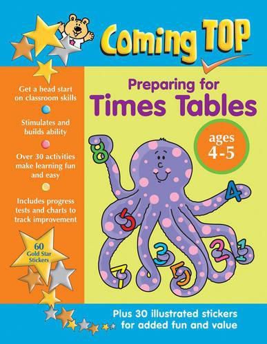 Cover image for Coming Top: Preparing for Times Tables - Ages 4 - 5