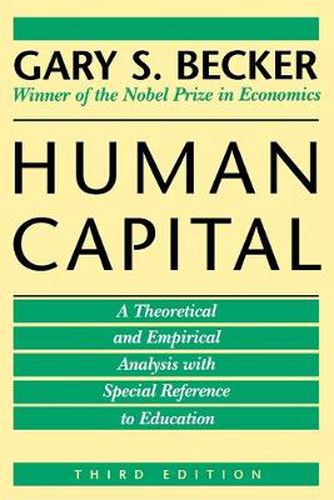 Cover image for Human Capital: A Theoretical and Empirical Analysis with Special Reference to Education