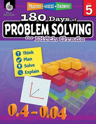 Cover image for 180 Days of Problem Solving for Fifth Grade: Practice, Assess, Diagnose