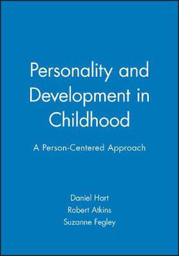 Cover image for Personality and Development in Childhood: A Person-Centered Approach