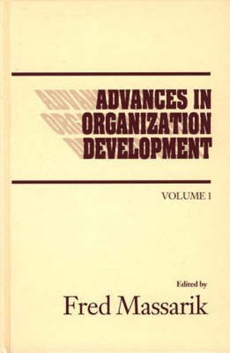 Cover image for Advances in Organizational Development, Volume 1