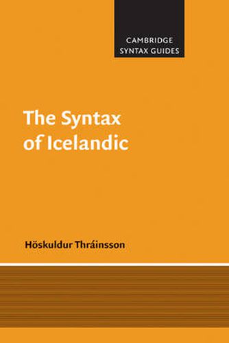 Cover image for The Syntax of Icelandic