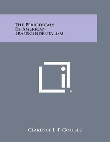 Cover image for The Periodicals of American Transcendentalism