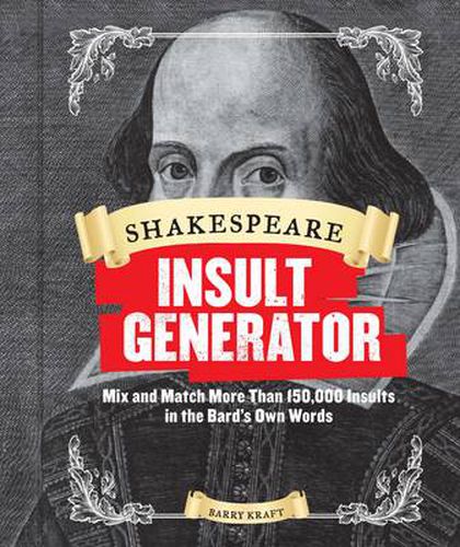 Cover image for Shakespeare Insult Generator: Mix and Match More Than 150,000 Insults in the Bard's Own Words