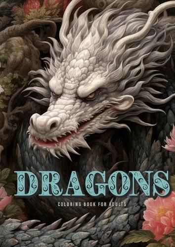 Cover image for Dragons Coloring Book for Adults