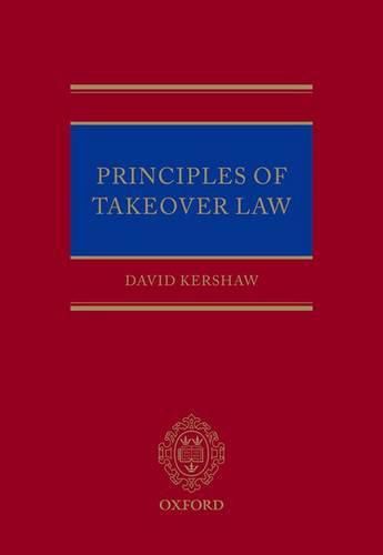 Principles of Takeover Regulation