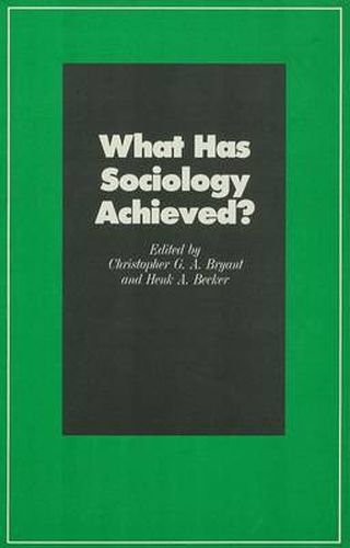 What Has Sociology Achieved?