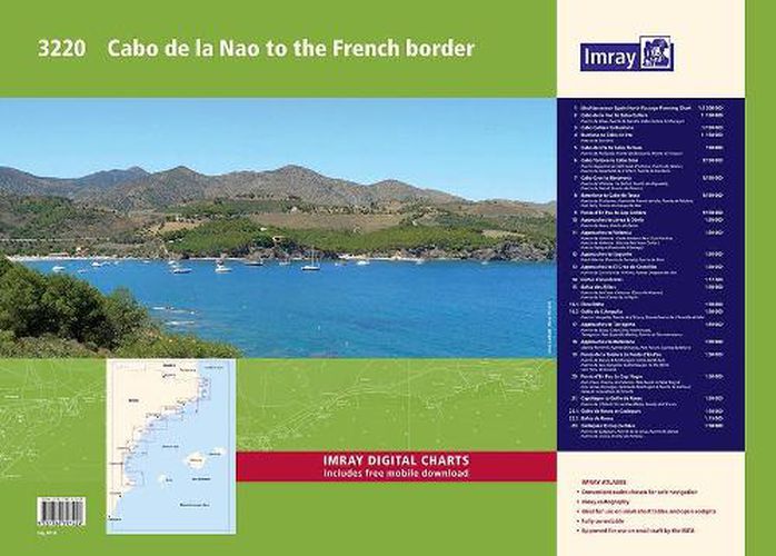 Cover image for Imray Chart Atlas 3220: Cabo de la Nao to the French border Chart Atlas