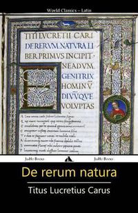 Cover image for De rerum natura