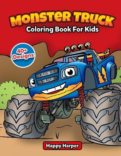 Cover image for Monster Truck Coloring Book
