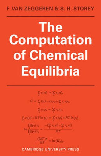 Cover image for The Computation of Chemical Equilibria