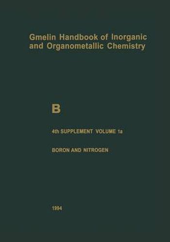 B Boron Compounds: Boron and Noble Gases, Hydrogen