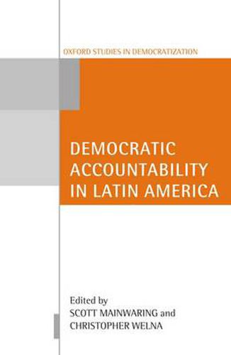 Cover image for Democratic Accountability in Latin America