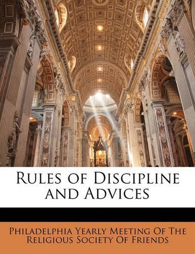 Cover image for Rules of Discipline and Advices