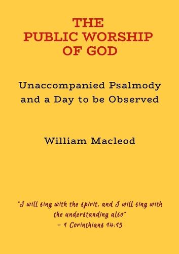 Cover image for The Public Worship of God