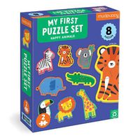 Cover image for Happy Animals 2 Piece My First Puzzles