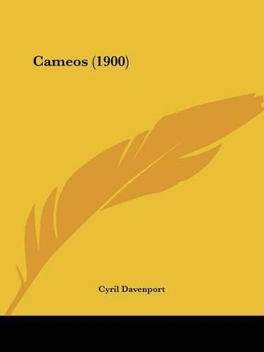 Cover image for Cameos (1900)