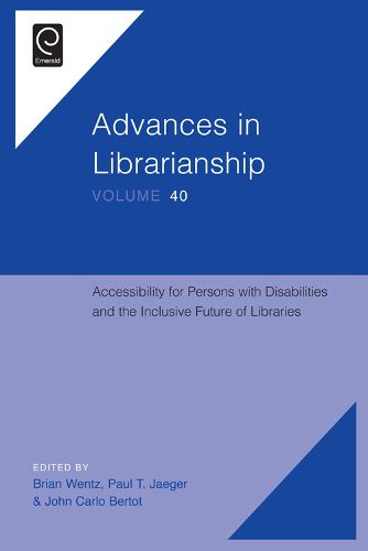 Cover image for Accessibility for Persons with Disabilities and the Inclusive Future of Libraries