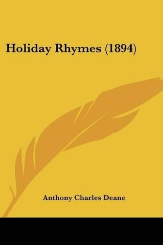 Cover image for Holiday Rhymes (1894)