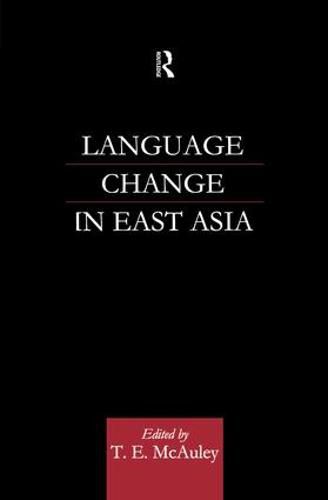 Cover image for Language Change in East Asia