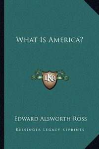 Cover image for What Is America?