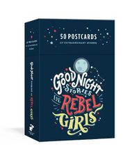 Cover image for Good Night Stories for Rebel Girls: 50 Postcards