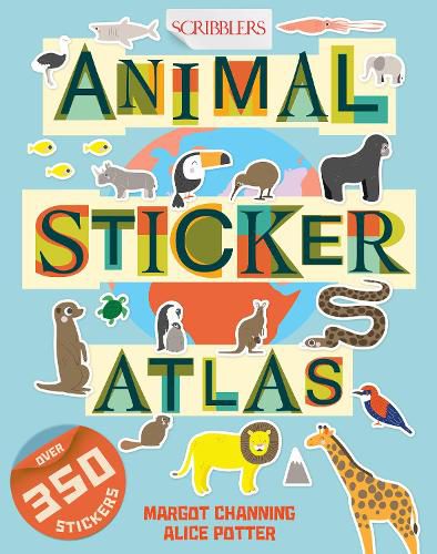 Scribblers Animal Sticker Atlas