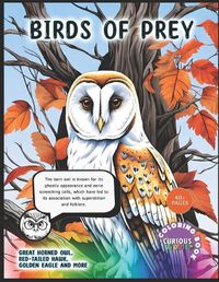 Cover image for Birds of Prey, Kids Nature Book, Barn Owls, Red-Tailed Hawks, Golden Eagles and more