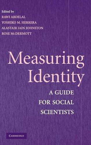 Cover image for Measuring Identity: A Guide for Social Scientists