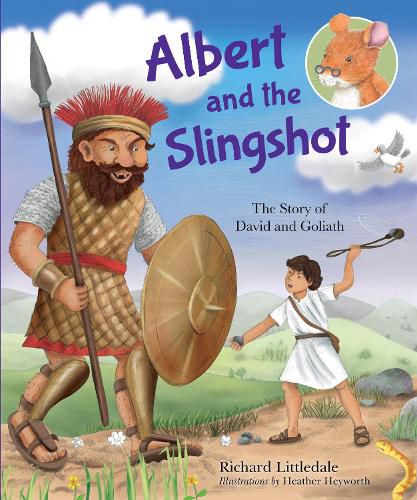 Cover image for Albert and the Slingshot: The Story of David and Goliath