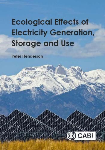 Cover image for Ecological Effects of Electricity Generation, Storage and Use