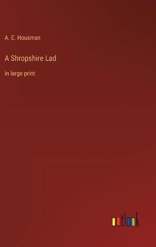 Cover image for A Shropshire Lad