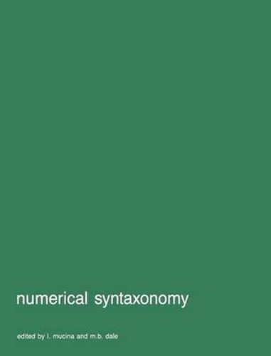 Cover image for Numerical syntaxonomy