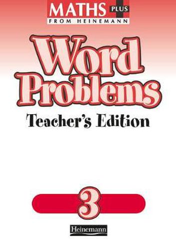 Cover image for Maths Plus Word Problems 3: Teacher's Book