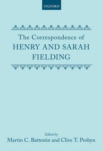 Cover image for The Correspondence of Henry and Sarah Fielding