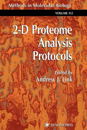 Cover image for 2-D Proteome Analysis Protocols