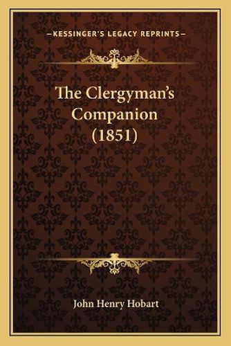 The Clergyman's Companion (1851)