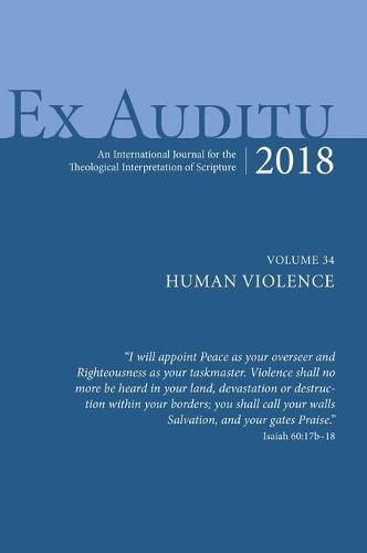 Cover image for Ex Auditu - Volume 34: An International Journal for the Theological Interpretation of Scripture