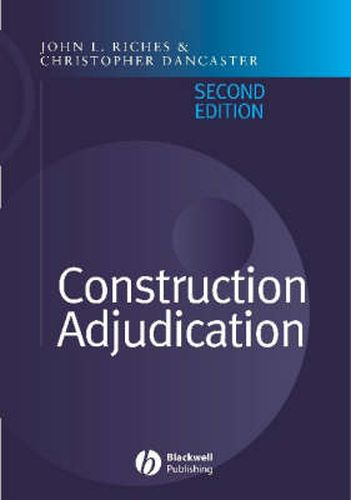 Cover image for Construction Adjudication