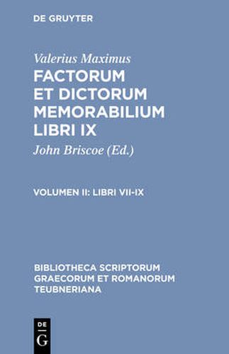 Factorum Et Dictorum Memorabi CB