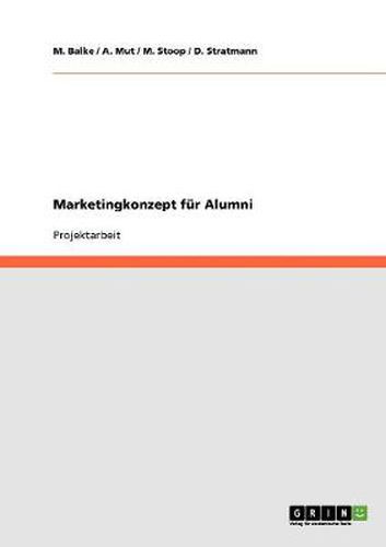 Cover image for Marketingkonzept fur Alumni