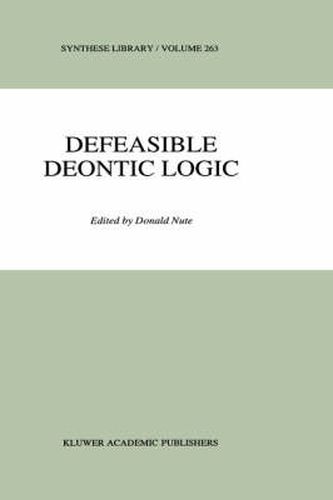 Cover image for Defeasible Deontic Logic