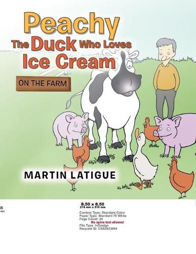 Cover image for Peachy the Duck Who Loves Ice Cream