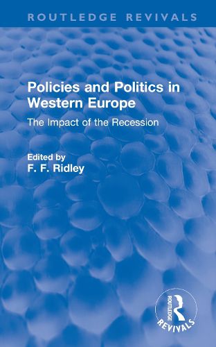 Cover image for Policies and Politics in Western Europe