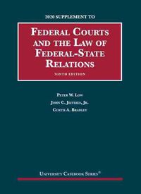 Cover image for Federal Courts and the Law of Federal-State Relations, 2020 Supplement
