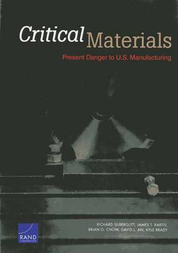 Critical Materials: Present Danger to U.S. Manufacturing