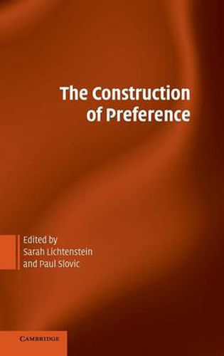 Cover image for The Construction of Preference