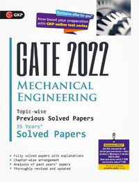 Cover image for Gate 2022 Mechanical Engineering - 35 Years Topic-Wise Previous Solved Papers