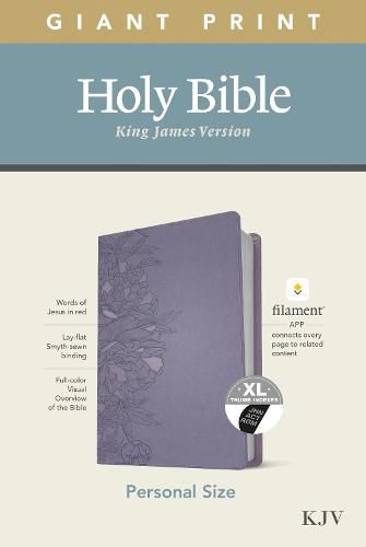 Cover image for KJV Personal Size Giant Print Bible, Filament Ed., Lavender